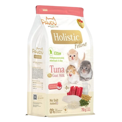 Pawdy : Holistic Kitten Tuna Goat milk